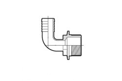 Raccords plastique cannelés