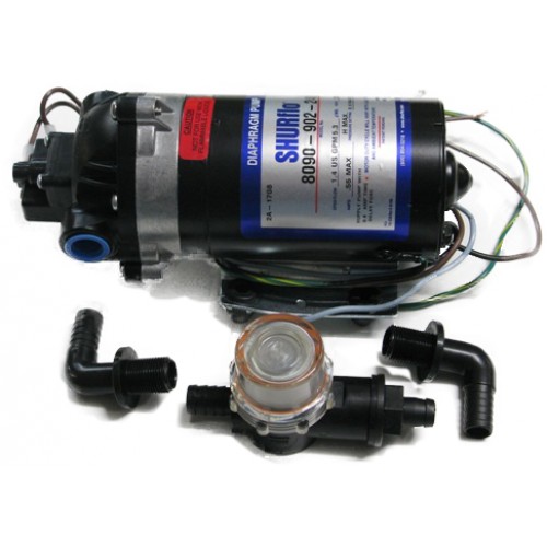 Pompe à Eau Shurflo 12V Haut Débit - Tuyau Mâle 1/2 Pouce - Modèle 5059-1311-D011 - Pour Camion/Van