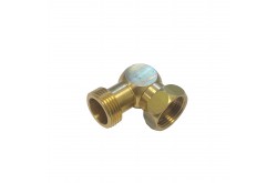 Raccord tournant coudé en laiton MF 3/4"