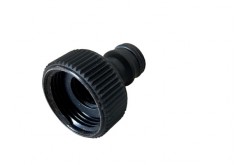 Nez de robinet plastique raccord rapide mâle/femelle  Nez de robinet plastique raccord rapide mâle/femelle