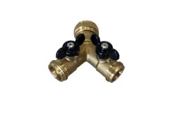 Y laiton à deux sorties